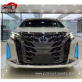 Sienna 2022+ front bumper lip with lights bodykit